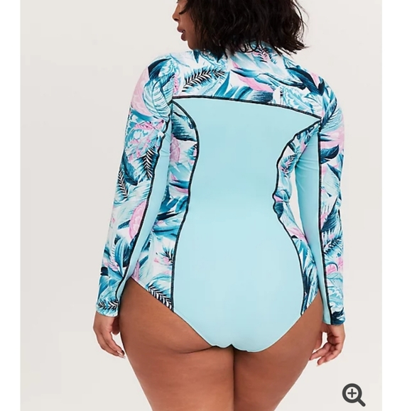 Torrid tropical rash guard nwt - Picture 2 of 2